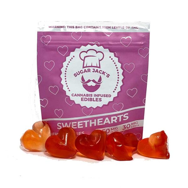 Buy sugar Jacks THC 150mg Sweet Hearts